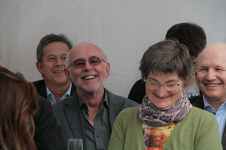 Jubiläumsveranstaltung mit Mitarbeitern und Partnern von MBR Architekten