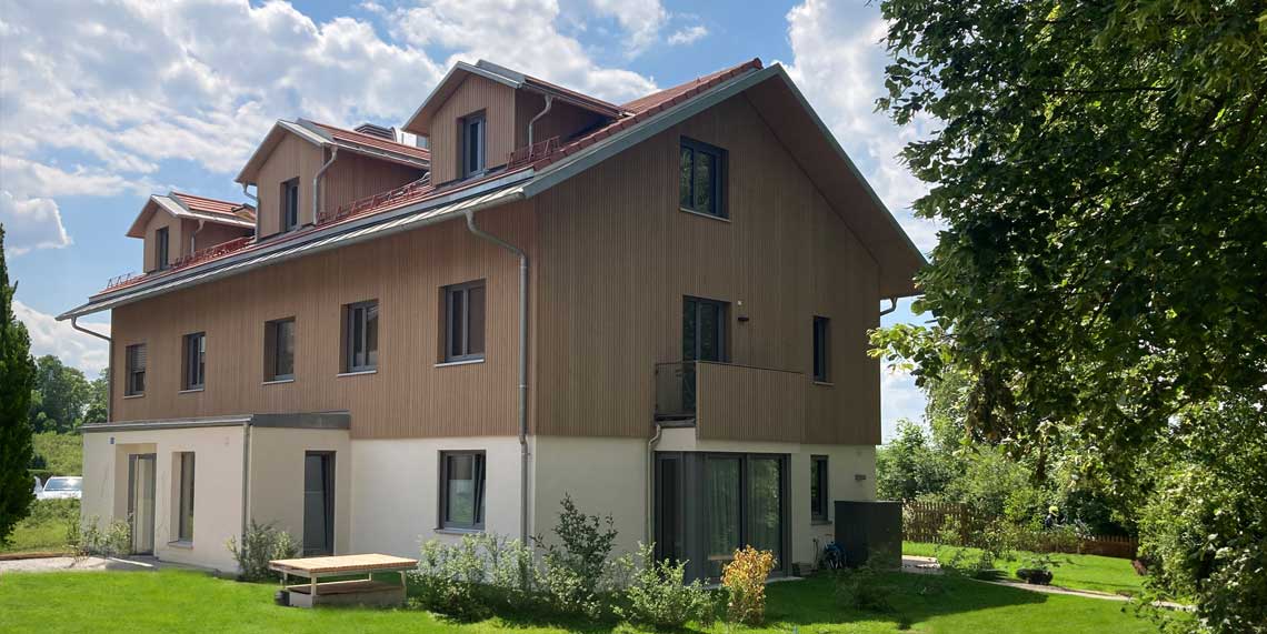 Massivholzbau – Projekt Wohnhäuser