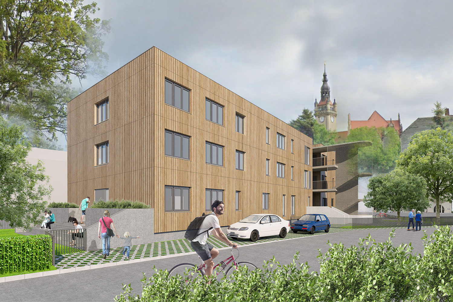 HolzmUnterkünfte für Geflüchtete