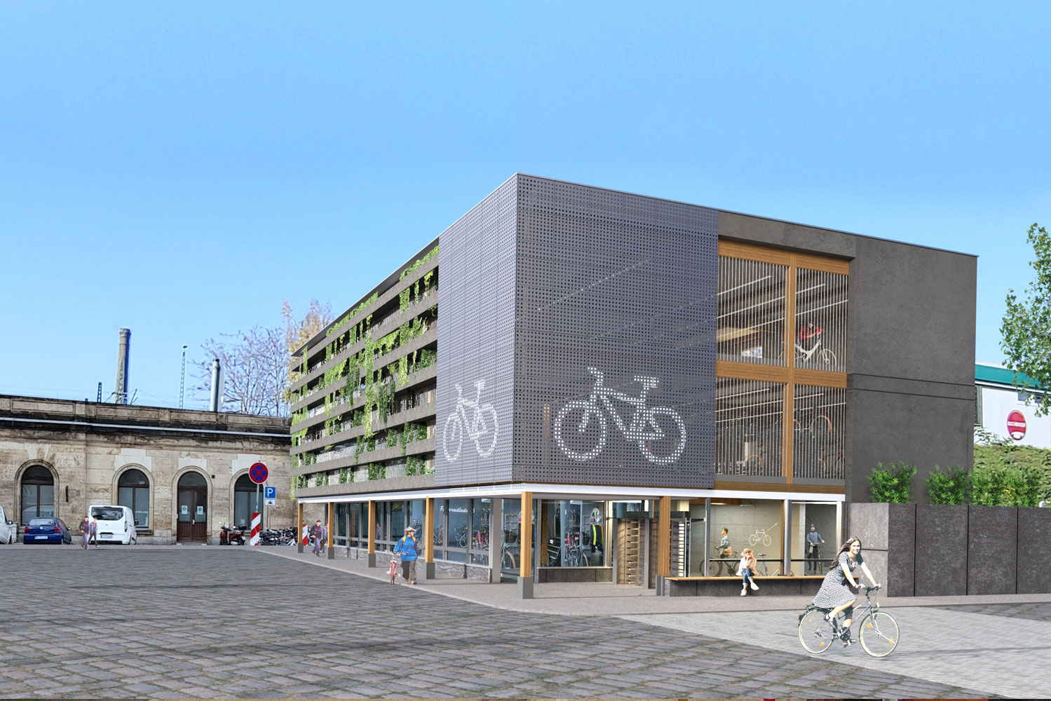 Wettbewerb Fahrradparkhaus