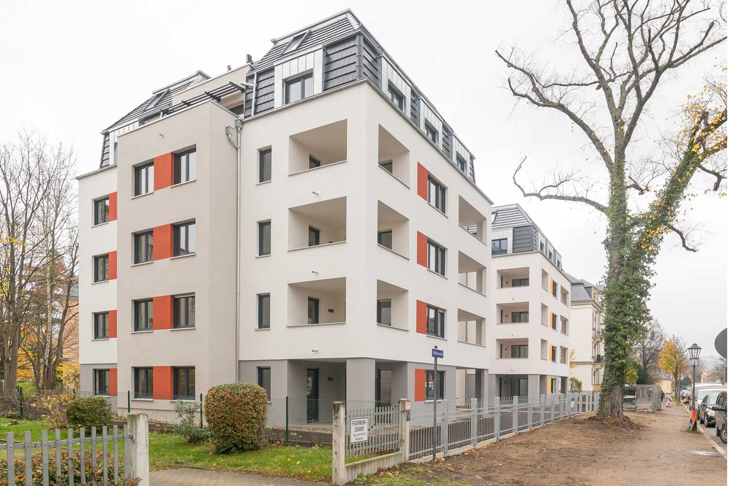 Mehrfamilienhäuser Hübler Straße